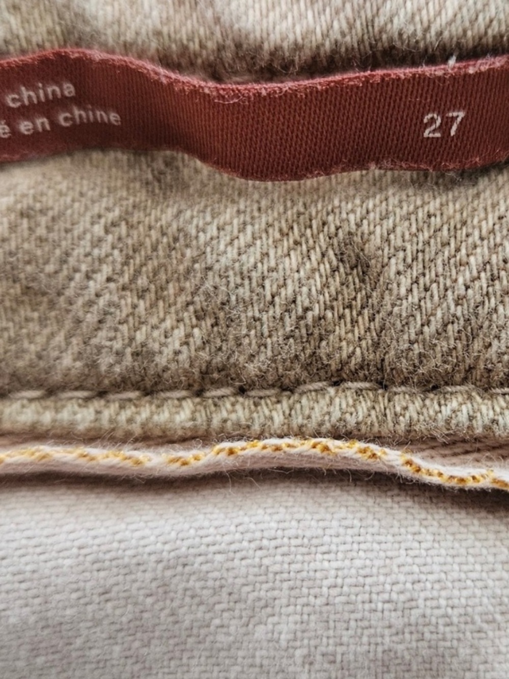 Anthropology’s Pilcro Neutral Patchwork Wide-Leg Jeans in Beige and Cream - Picture 8 of 15